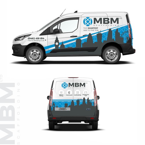 MBM Scaffolding - Van Design Design by Daniel Quaresma