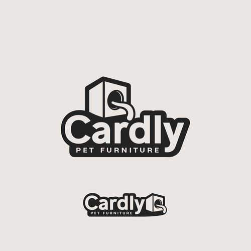 Cardly - Cardboard Furniture For Pet With Modern Architectural Aesthetic Concepts- Need Brand Logo Réalisé par desi9nart