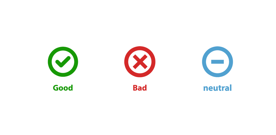 Good worse. Good Bad Neutral. Bad good иконка. Good Bad картинки. Icon good or Bad.