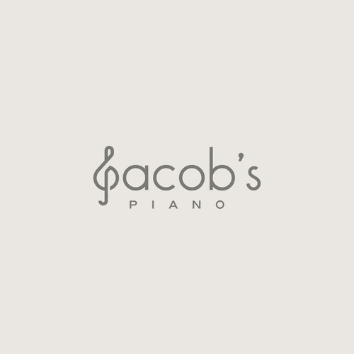 Piano related logo for my popular YouTube brand-ontwerp door Fikri desno