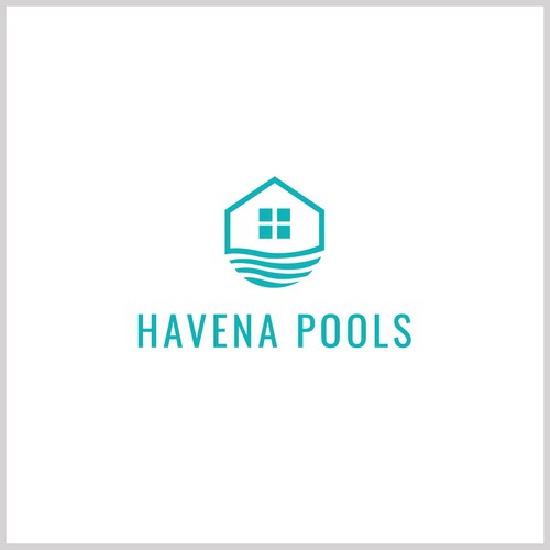 Pool company looking for a tropical  logo and business card Design by sesaldanresah