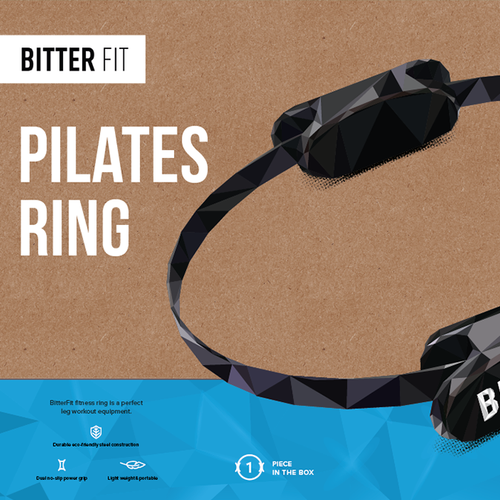 BitterFit Needs an Attention Grabbing and Perceived Value Increasing Packaging For Pilates Ring Diseño de Eugenia Lipkova