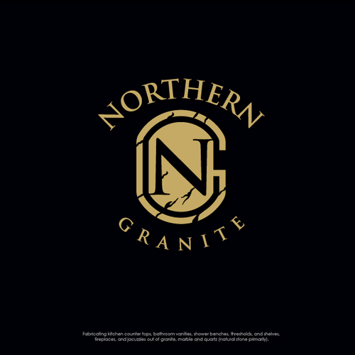 Create elegant logo for a luxury granite counter top fabricator Design by besthing!