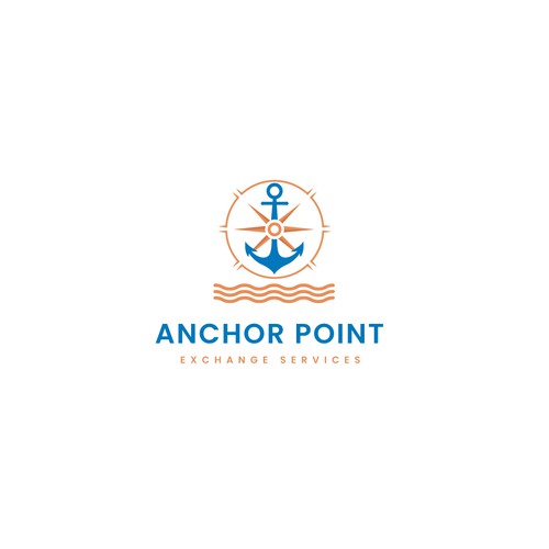 Anchor Point Logo Design by B.MOHAMED AMINE