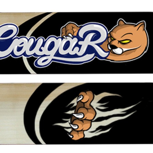 Design a Cricket Bat label for Cougar Cricket Design por Citizen