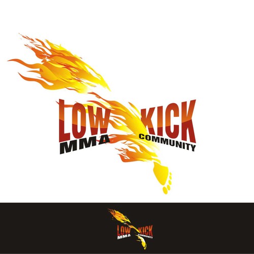 Awesome logo for MMA Website LowKick.com! Design por creativica design℠