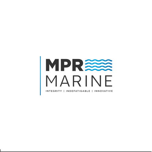 A Logo for a young, fresh, but with a nod to tradition, Maritime Consulting and Support Company. Design by pecas