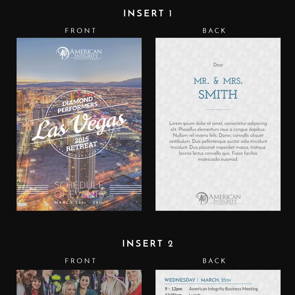 Las Vegas Partner Recognition Invitation