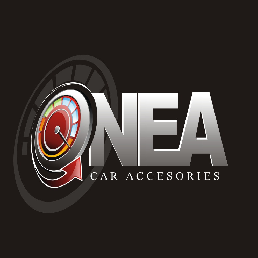 Car dashboard accessories logo with the title 'logo para nea'