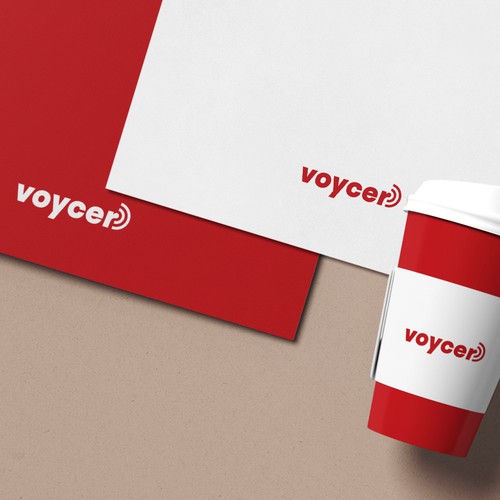 Clean, modern, Voycer logo for B2B community platform for consumer brands Design by Advancedlesigner