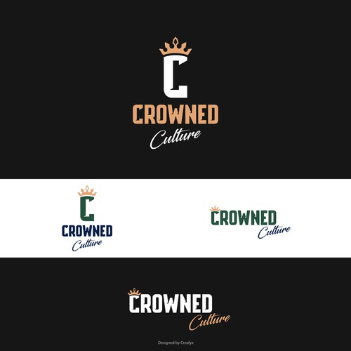 Crowned Culture (barber streetwear brand) Design by Creafyx