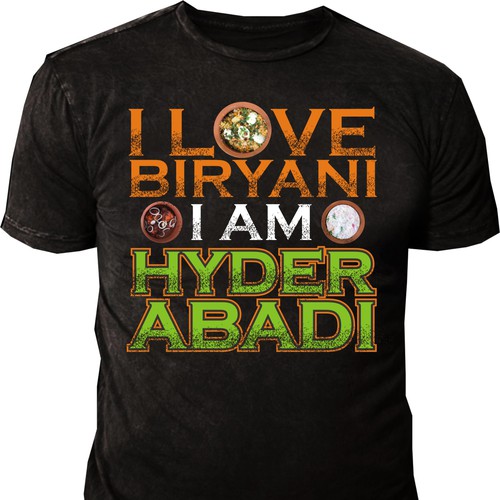 Inspired by Hyderabadi Biryani Design by scitex