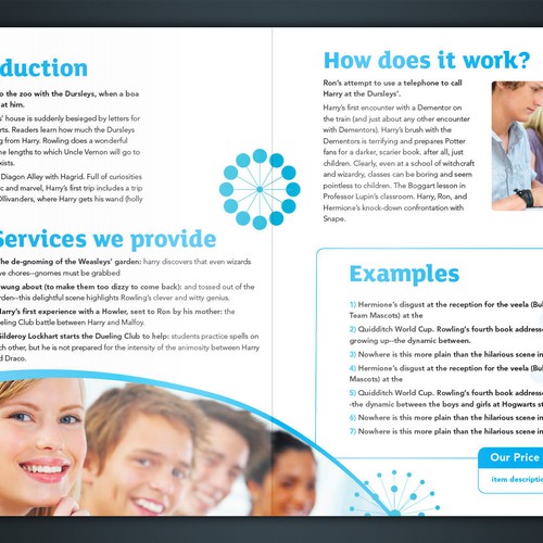Brochure design for Startup Business: An online Think-Tank Ontwerp door gd-fee