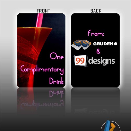 Design the Drink Cards for leading Web Conference! デザイン by Kari