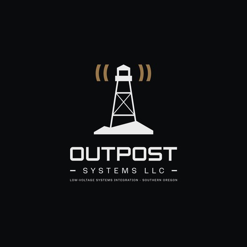 "Outpost Systems LLC Logo & Icon — Field-Ready Smart Home + Low-Voltage Brand for Southern Oregon" winning Logo & business card