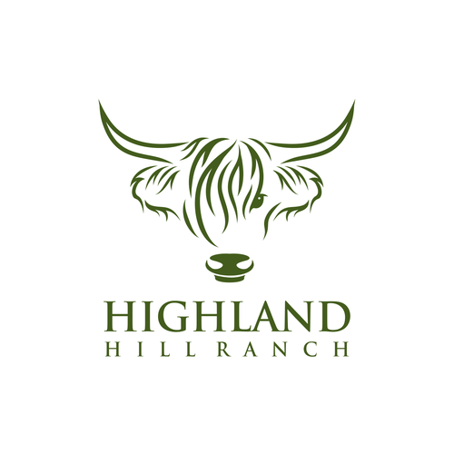 Logo and Social Design for Highland Hill Ranch. Design by optimizm