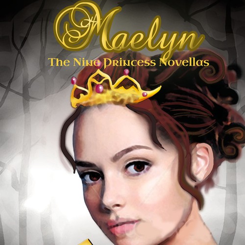 Design a cover for a Young-Adult novella featuring a Princess. Diseño de RetroSquid