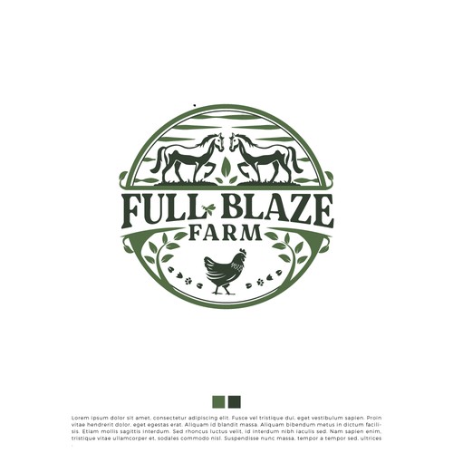 Logo needed for local small farm 'Full Blaze Farm' Design by sara_silver