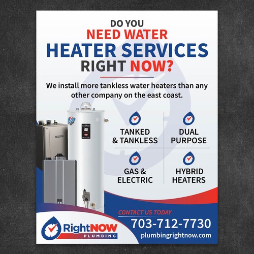 Designs | Create an ad for RightNOW Plumbing | Other business or ...