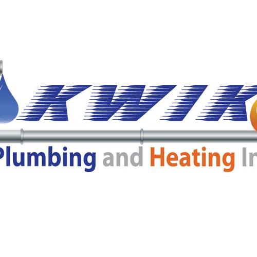 Create the next logo for Kwik Plumbing and Heating Inc. Design by KK-design