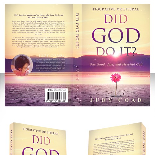 Design book cover and e-book cover  for book showing the goodness of God Ontwerp door A•K•E•R•U•E !