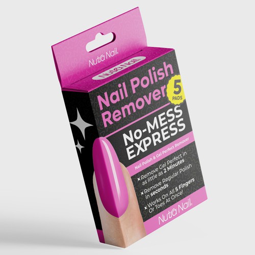Nutra Nail Gel Remover Design by Seif.