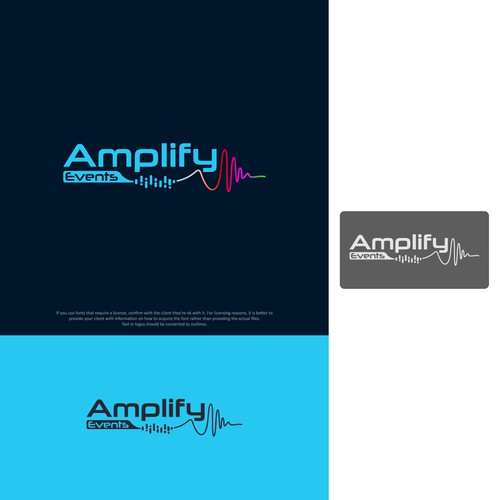 Amplify Logo Design von BLUE_FOX™