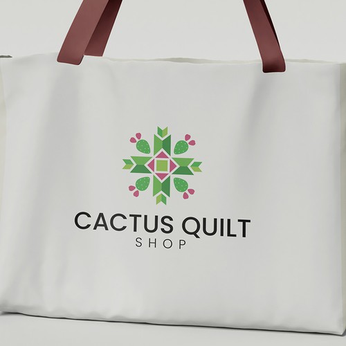 Design a logo for a modern quilt shop! Design by Creative P