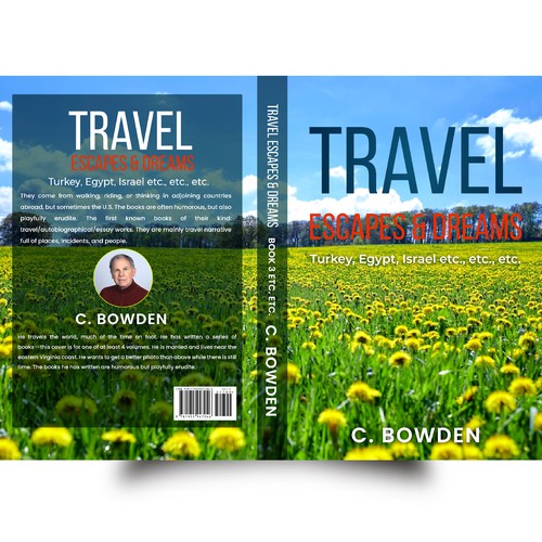 Cover for a travel/autobiography/brief essay book Design by NoBoundaries