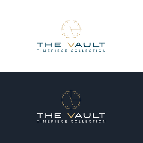The Vault | Timepiece Collection Logo Contest Design by memindlogo