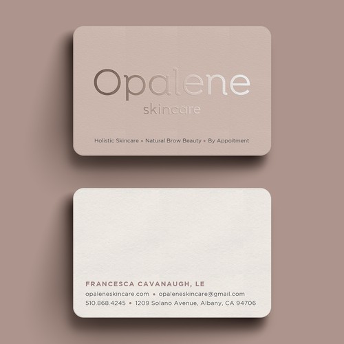 Design Modern Yet Warm Business Card For Holistic Skin Care Studio Business Card Contest 99designs