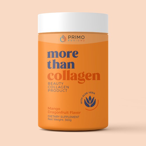 Looking For Simple Attention Grabbing Collagen Product Label Design by GREYYCLOUD