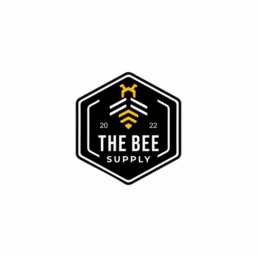 New Texas Bee Supply Logo Design réalisé par Vic People Studio