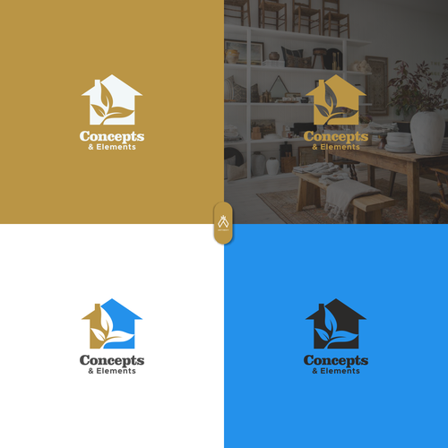 Design a FUN Eco Chic eclectic modern nature Logo for a Famous Home funiture and accessories store Design by ₳RTOBOY™