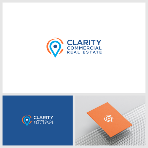 Logo + Brand Guide for Clarity Commercial Real Estate Design by Ronaldy