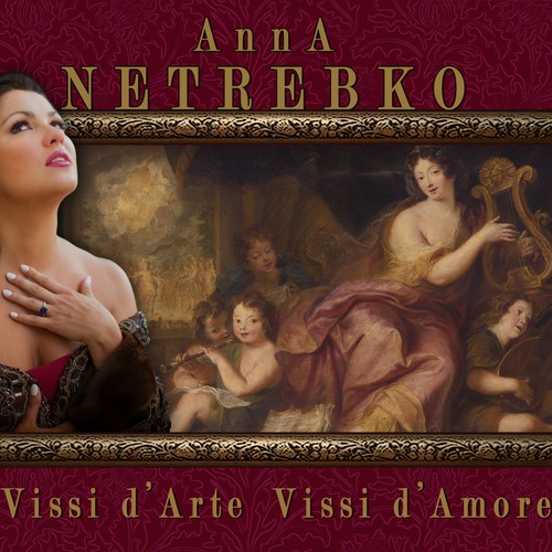 Illustrate a key visual to promote Anna Netrebko’s new album Design von vatorpel