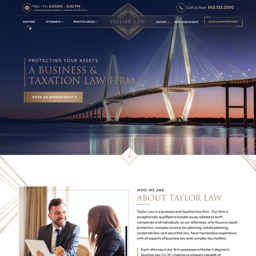 Taylow.Law Website and Software Platform Design by pb⚡️