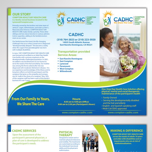 Help Compton Adult Day Health Care with a new brochure design Design by Arttero