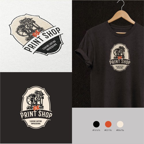 Reviving An Old Print Shop Design by gus domingues