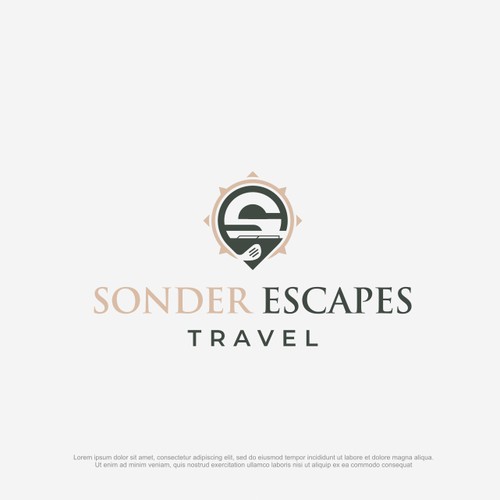 Luxury travel agency logo to appeal to international travelers. Design by Cengkeling