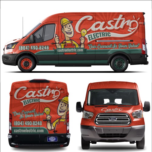 Van wrap For Electrical business! | Guaranteed | Quick Choice Making | Few revisions Design by dnite