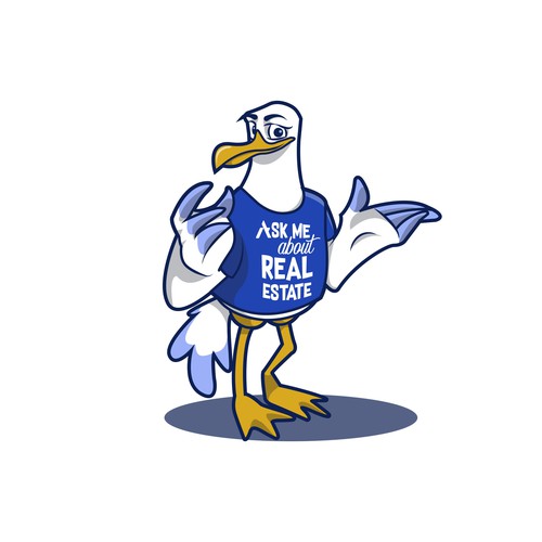 We need a Seagull mascot-ontwerp door ifux