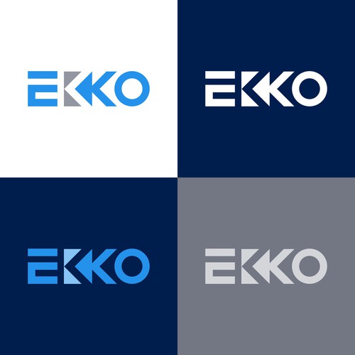 SIMPLE LOGO - ekko Letters then dm after Design by yoga_baskara