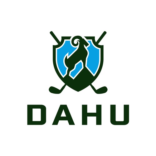 design a golf brand logo with a mystical mountain goat Design by BOLT DESIGN