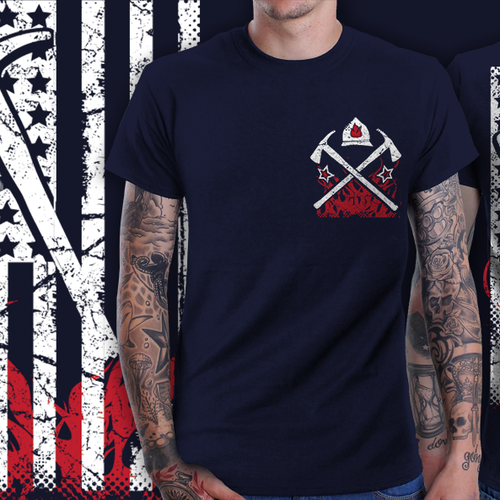 american firefighter shirt