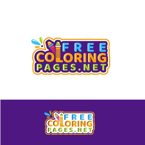 Help us create a logo for our coloring website! Design by Herii1