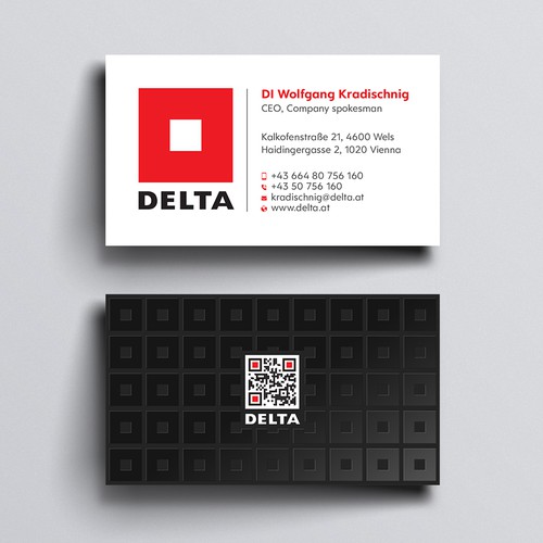 DELTA Business Card Relaunch Design von Design sp