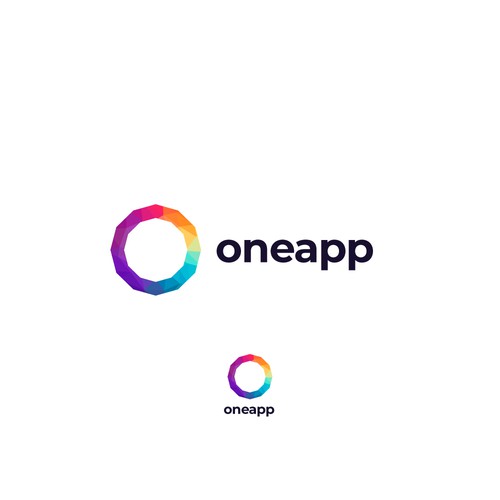 oneapp logo-ontwerp door Teo Foulidis