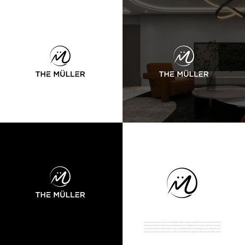 Want a challenge? Use the umlaut  - create a luxury logo for an apt building – The Müller Design by rk43_lab