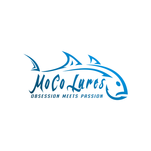 Create a tribal Fishing Lure logo for a passionate and obsessed middle ...